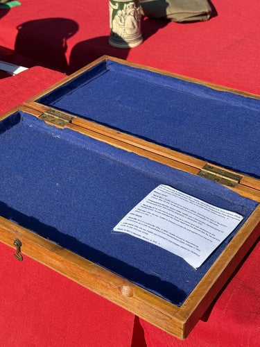 WW2 US Army 101st Airborne Officer Wooden Personal Effects Box Hand Painted Unit - Image 5