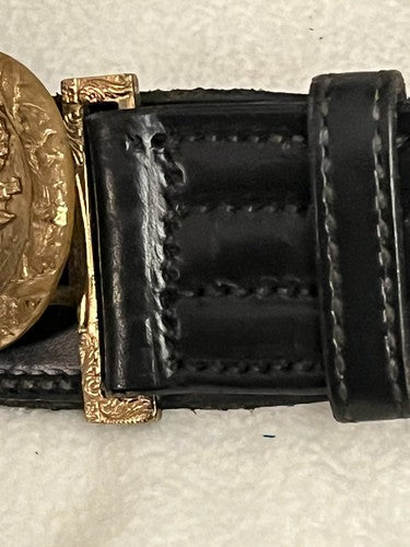 Authentic US WW2 Army General Officer’s Belt & 24K Gold-Plated Buckle - Image 10