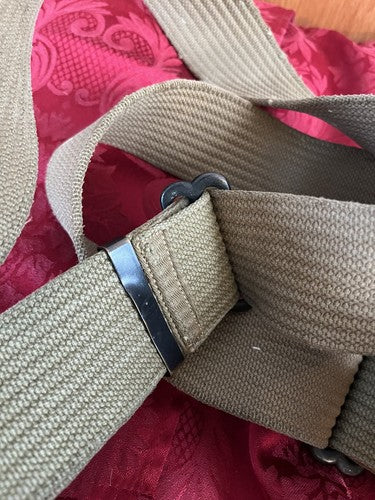 WW1 British Army Standard Bearer Flag Carrying Harness Canvas 50th Div Artillery - Image 13