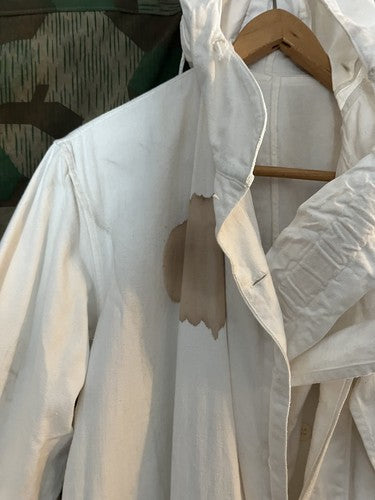 German WW2 White Winter Combat Coverall Snow Suit Movie Prop Reenactor XL - Image 10