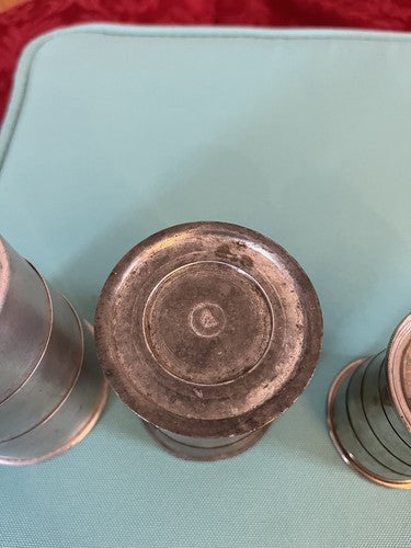 5 German WW2 Vintage Collapsible Drinking Cups Boy Scouts HJ German Eagle Logo - Image 4