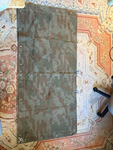 WW2 Swiss Issue Zeltbahn Shelter Quarter Splinter Camo German Style Canvas Great - Image 4