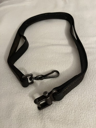 Original German WW2 Wehrmacht MG 34/42 Split-Leather Carrying Sling Dark Brown