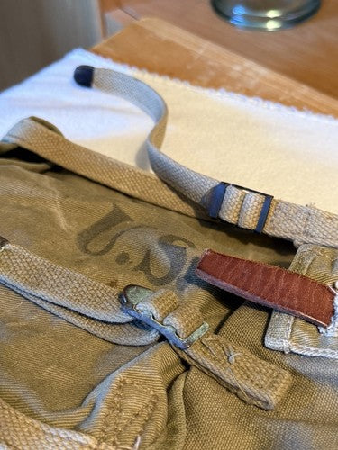 WWI US Army M1910 Canvas Field Haversack Backpack 1918 LCE & Co Mint Unissued - Image 5