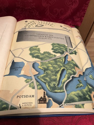 German 1936 Winter Olympics Album Olympia 1936 Vol 1 Mint Condition with Case - Image 7