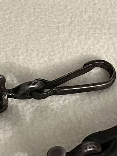 Original German WW2 Wehrmacht MG 34/42 Split-Leather Carrying Sling Dark Brown - Image 3