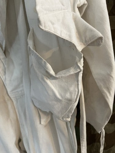 German WW2 White Winter Combat Coverall Snow Suit Movie Prop Reenactor XL - Image 7