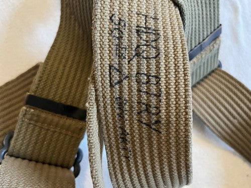 WW1 British Army Canvas Standard Bearer Harness Flag Carrying Original Authentic - Image 4