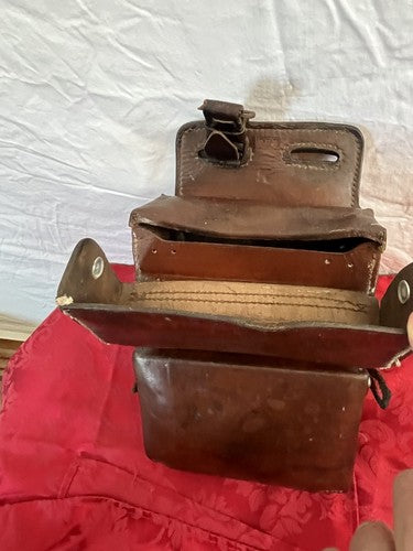 German WW2 Leather Medical Pouch Kavallerie dny 1941 K.Bollmann Cavalry - Image 7