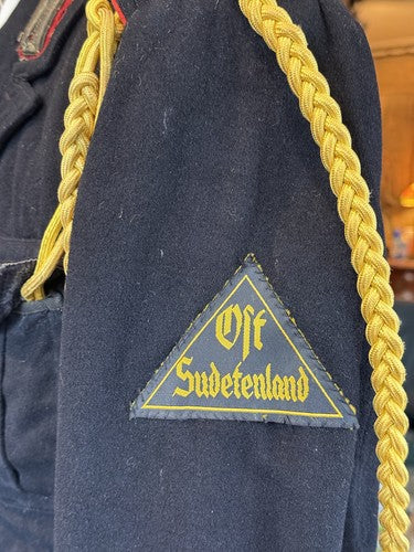 1930s German Youth Boy Scout Blue Wool Tunic Scarf Knot Ost Sudetenland Patch - Image 8