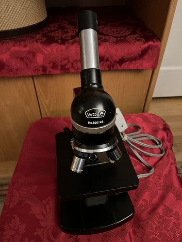 Wolfe Microscope Model #820146 LED Optics Education Research Excellent Condition