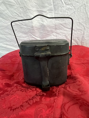 German WW2 M-31 Aluminum Mess Kit Kochgeschirr MN 44 Dated 1944 Metallindustrie