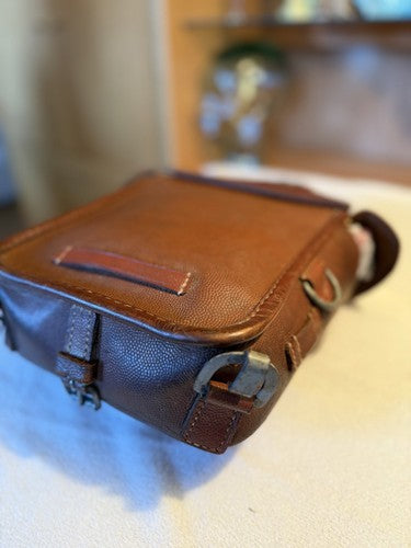 V. Rare German WW2 M40 Cavalry REAR Saddlebag  (Packtasche)  Frankfurt 1940 - Image 2