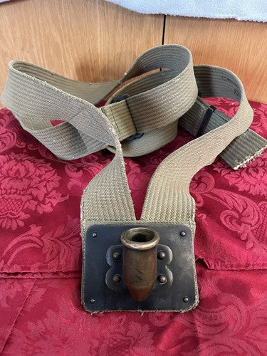 WW1 British Army Canvas Standard Bearer Harness Flag Carrying Original Authentic - Image 8