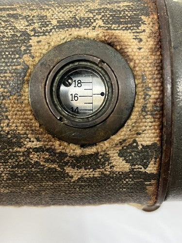 Original German WW2 Afrika Korps Range Finder, Calibration Board, & Tripod - Image 20