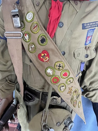 1930s BSA Boy Scout Uniform Shirt Pants Belt Hat Rare Grouping Vintage Pre-WW2 - Image 2