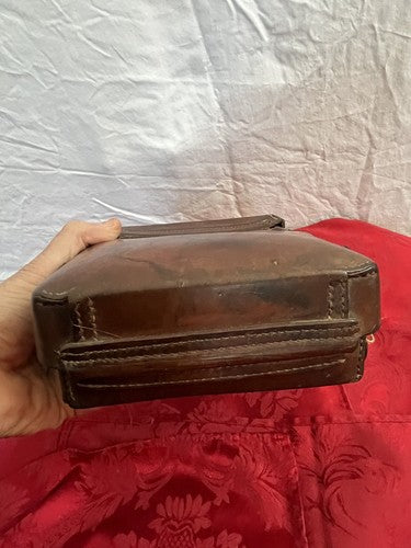 German WW2 Leather Medical Pouch Kavallerie dny 1941 K.Bollmann Cavalry - Image 3