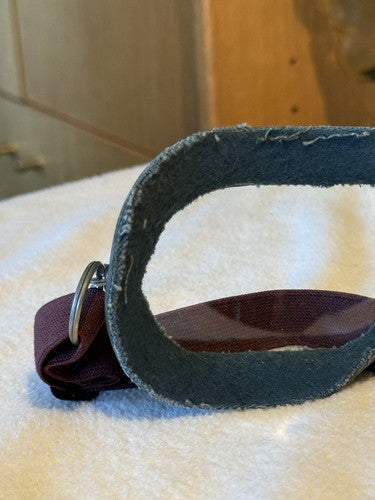 Vintage Soviet Military Tank Goggles Glass Vented USSR 1985 Cold War 12.4.013-85 - Image 6