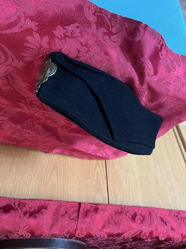 WW2 Italian GIL Youth Garrison Cap Black Wool MINT Overseas Hat Giventu Italiana - Image 5