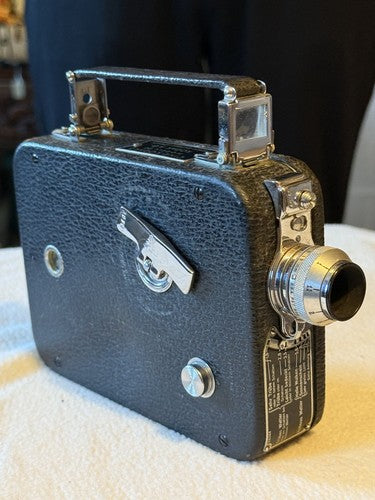 WW2 German Wehrmacht Issued Cine-Kodak 8 Model 60 Movie Camera Case Leather Mint - Image 9