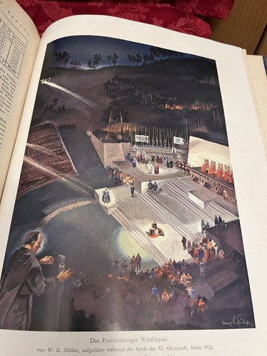 German WW2 1936 Summer Olympics Album Olympia 1936 Vol 2 Jesse Owens Berlin Book - Image 9