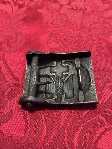 WW2 German Red Cross Belt Buckle DRK Variant Design Koppelschloss Original 1942 - Image 4