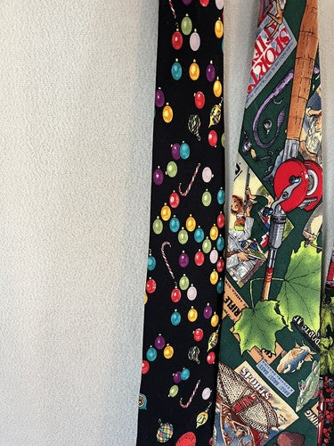 Vintage Silk Designer Neckties 4 Nicole Miller 2 Loony Tunes 1997 Never Worn - Image 2