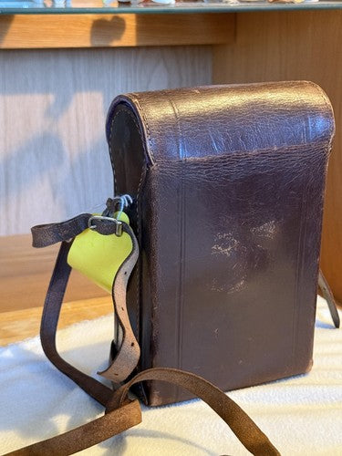 WW2 German Wehrmacht Issued Cine-Kodak 8 Model 60 Movie Camera Case Leather Mint - Image 12