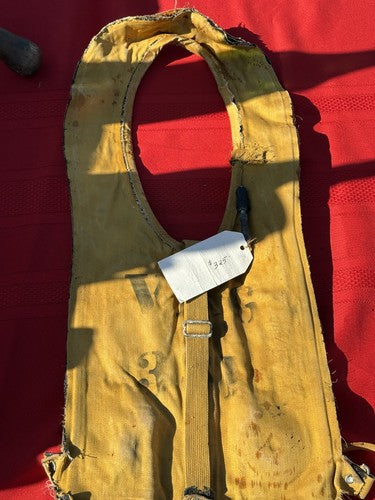 WW2 1943 Type B-4 Mae West Life Preserver Vest Paratrooper Seamless Rubber Co - Image 5