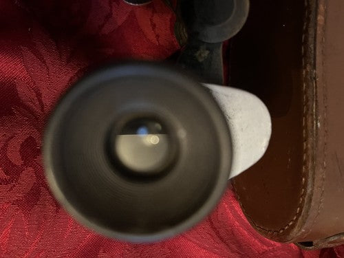 German WW1 WW2 C.P. Goerz Binoculars Leather Case DRP #3227 Made in Occupied - Image 7