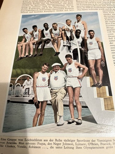 German 1936 Winter Olympics Album Olympia 1936 Vol 1 Mint Condition with Case - Image 5