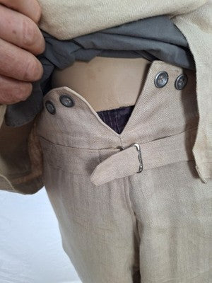 Authentic WW2 German  drillich HBT tunic & trousers M40 Wehrmacht work uniform - Image 5