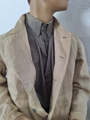 Authentic WW2 German  drillich HBT tunic & trousers M40 Wehrmacht work uniform - Image 13