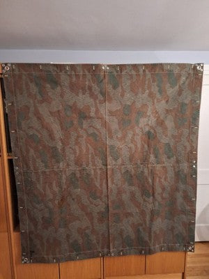 WW2 Swiss Issue Zeltbahn Shelter Quarter Splinter Camo German Style Canvas Great - Image 6