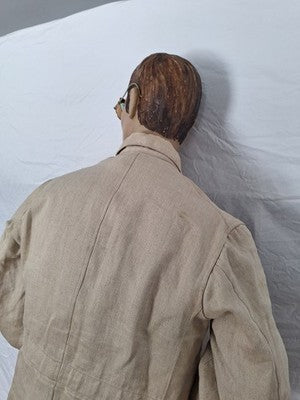 Authentic WW2 German  drillich HBT tunic & trousers M40 Wehrmacht work uniform - Image 7