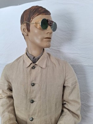 Authentic WW2 German  drillich HBT tunic & trousers M40 Wehrmacht work uniform - Image 12