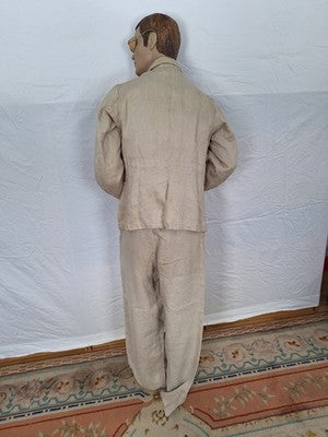 Authentic WW2 German  drillich HBT tunic & trousers M40 Wehrmacht work uniform - Image 16