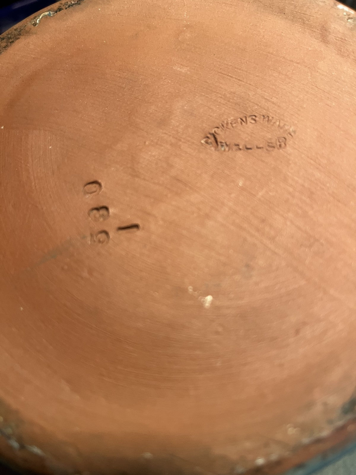 Early 20th C USA Weller Dickinsonware Pottery Pitcher Medieval Jester Rare Mint - Image 8