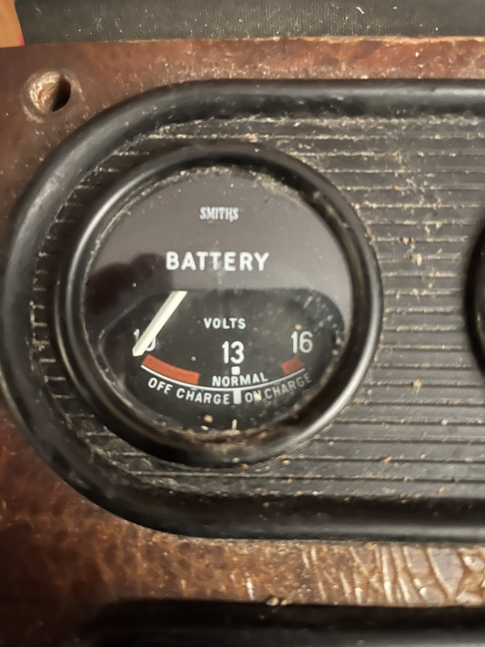 1968-73 Original Jaguar XJ Series 1 Smith Gauges Dashboard Walnut Cluster - Image 2