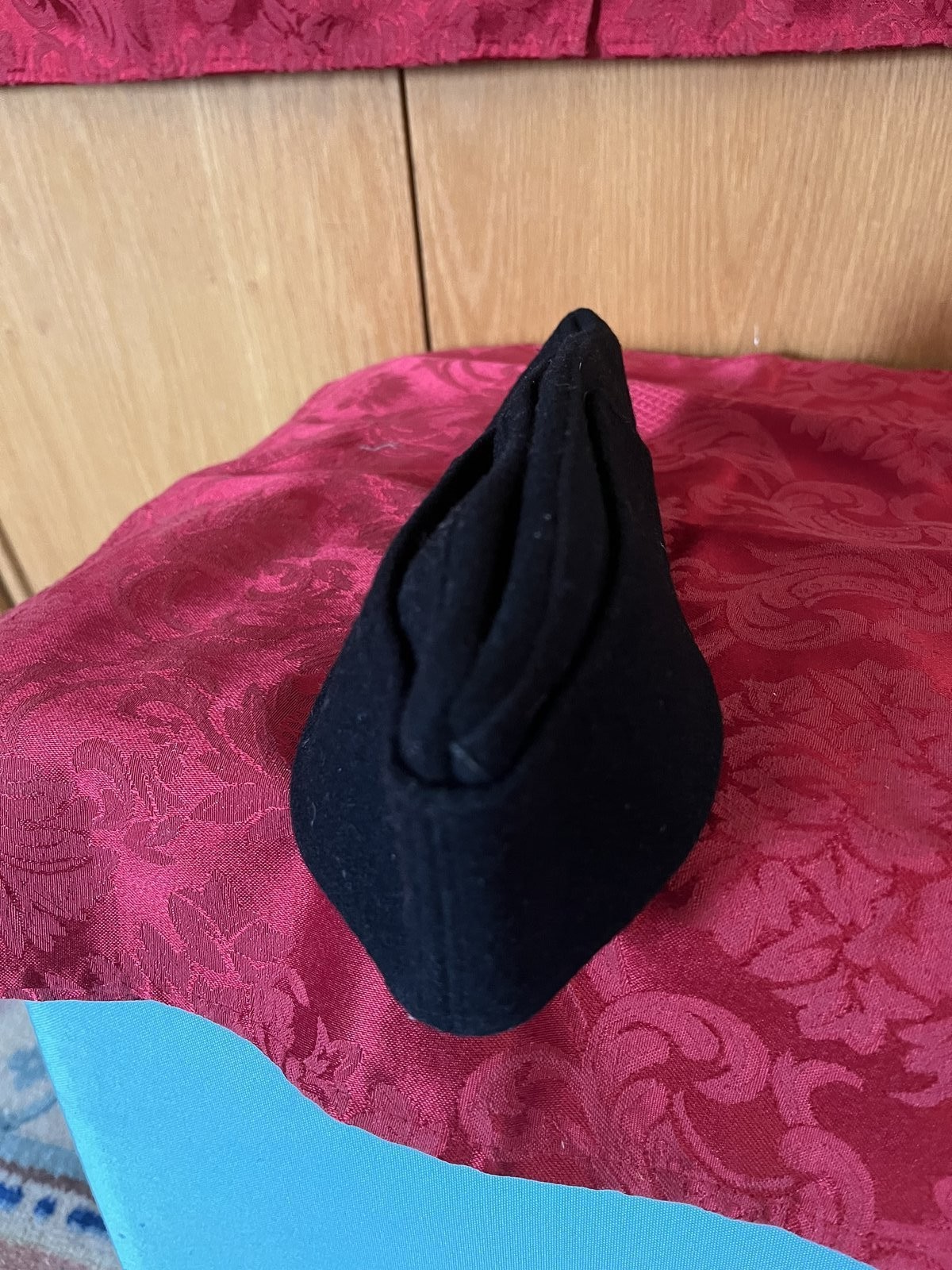 WW2 Italian GIL Youth Garrison Cap Black Wool MINT Overseas Hat Giventu Italiana - Image 6