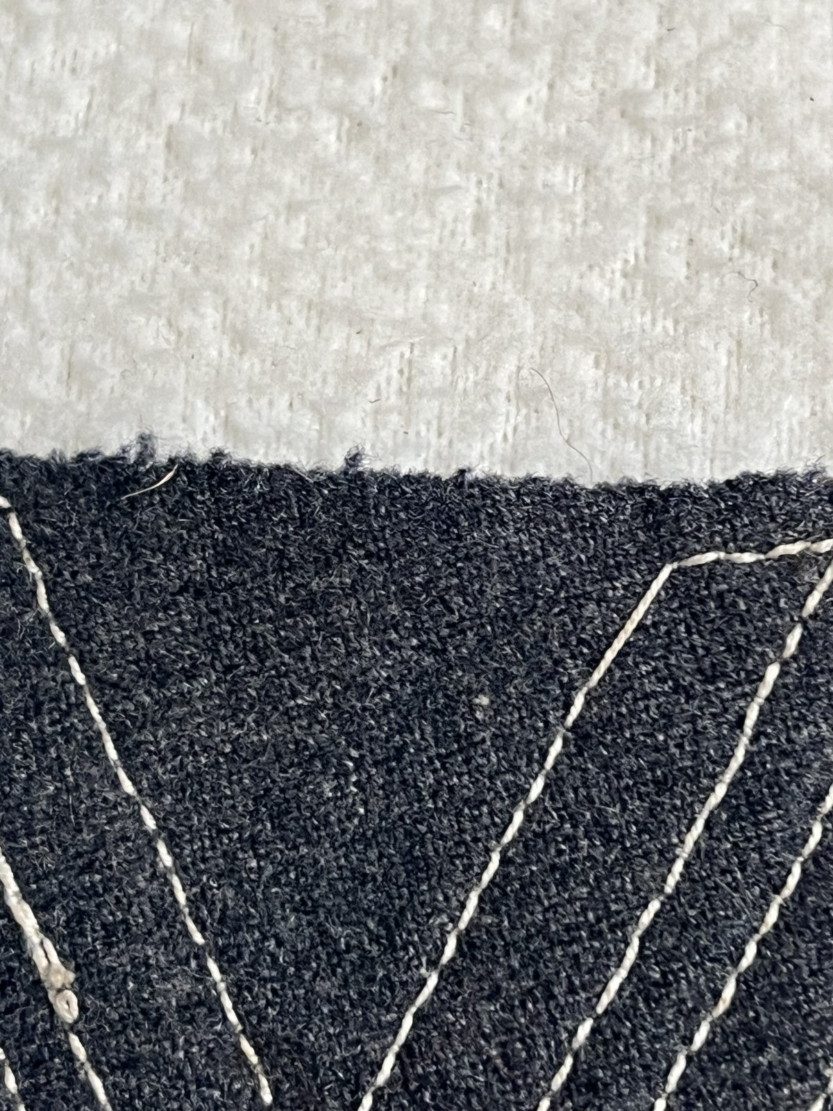 Original German WW2 Luftwaffe Sleeve Rank Patch Obergefreiter Wool Silver - Image 6