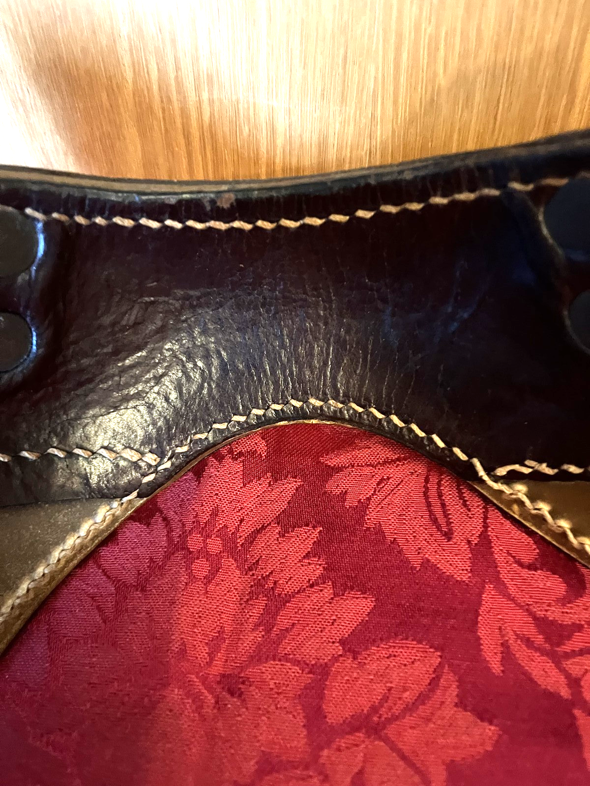 WW2 German Cavalry Leather Overthrow Coupling Device Sattel Uberwurf 34 1943 CEA - Image 8