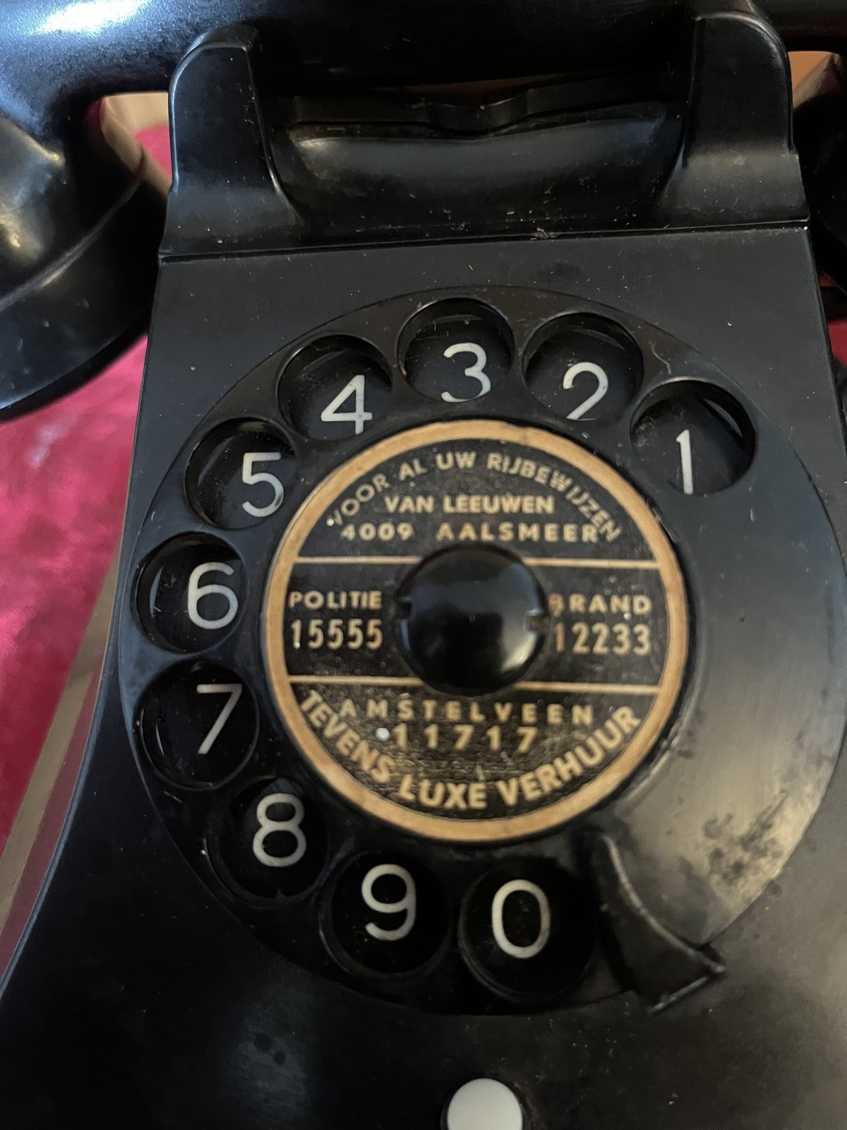 Vintage WW2 Swedish Ericsson Rotary PRT Dutch German Field Telephone MINT 4 - Image 2