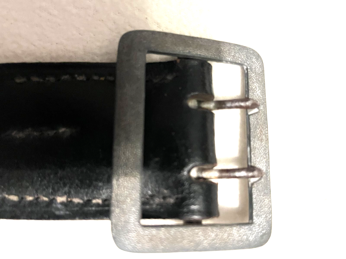 100 % Original  German  Wehrmacht  WW2  Officer  Double Claw  Leather  Belt - Image 3