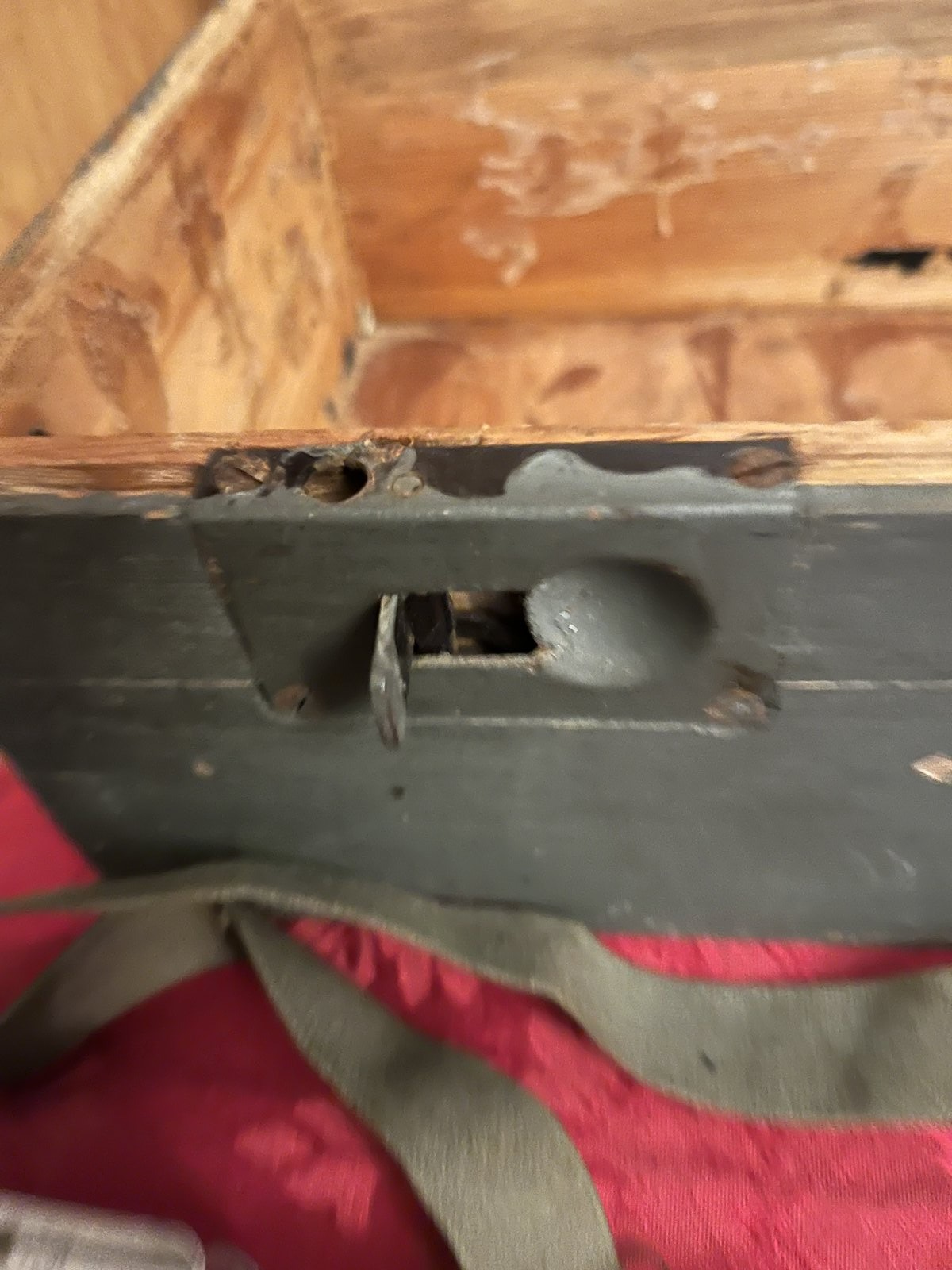 WW2 German Wehrmacht Verbandkasten First Aid Wood Case 1944 Feldgrau Syringes - Image 5