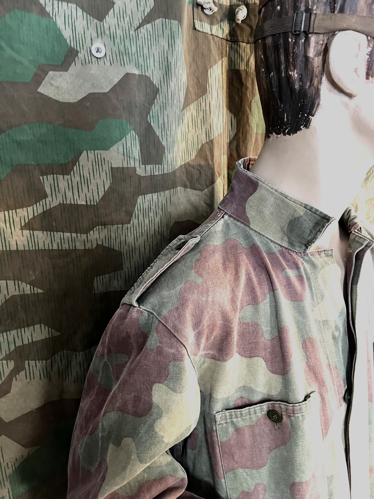 German WW2 Italian Telo Mimetico Camo Panzer Tanker Coverall Suit 44-46 Cotton - Image 5