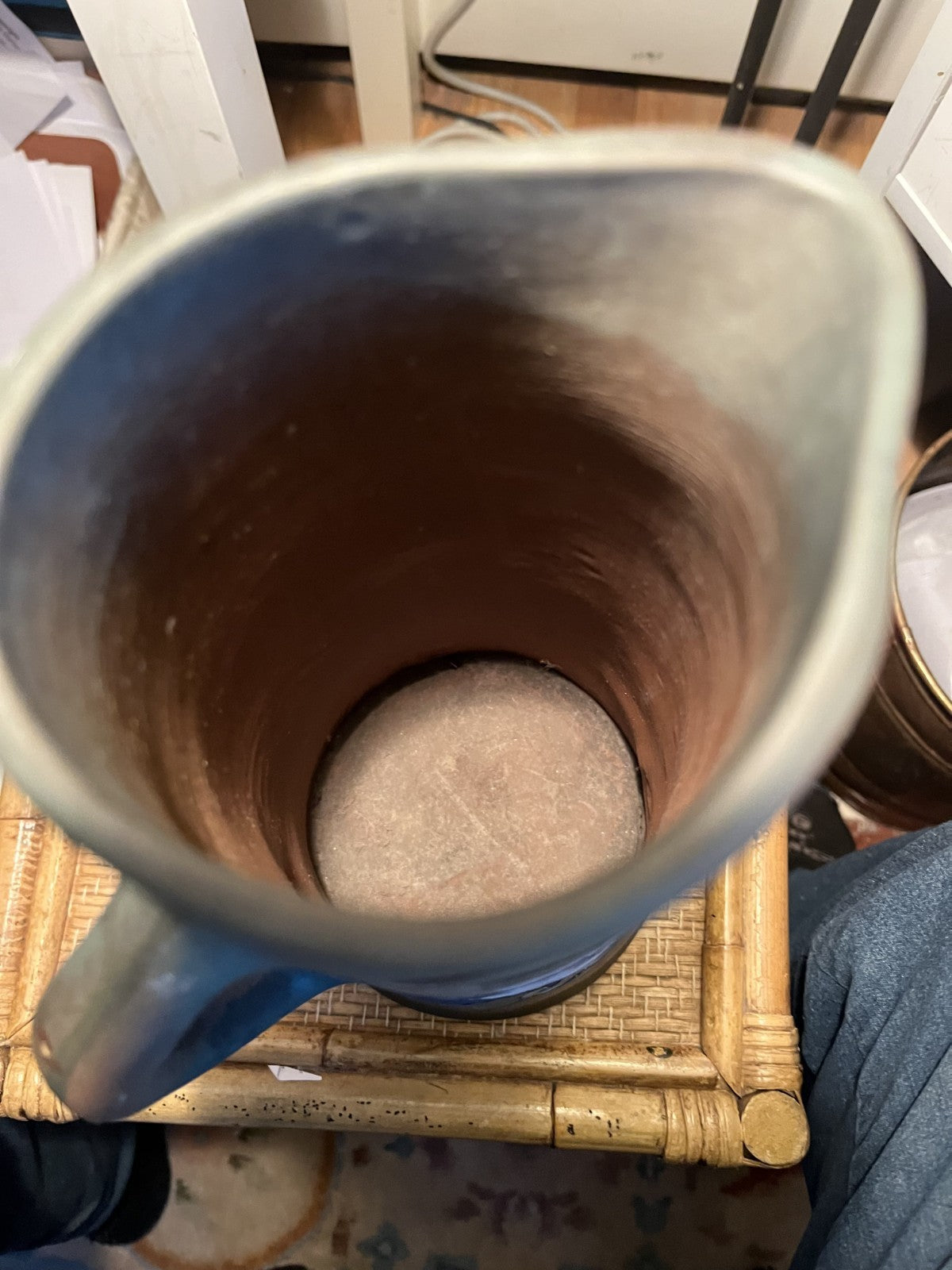 Early 20th C USA Weller Dickinsonware Pottery Pitcher Medieval Jester Rare Mint - Image 11